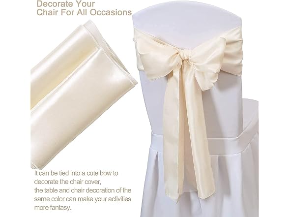LuoluoHouse 5 Pack Ivory Table Runners