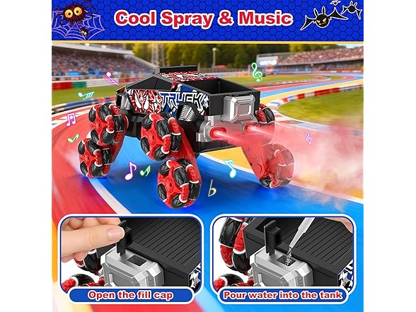 8 Wheels RC Stunt Car