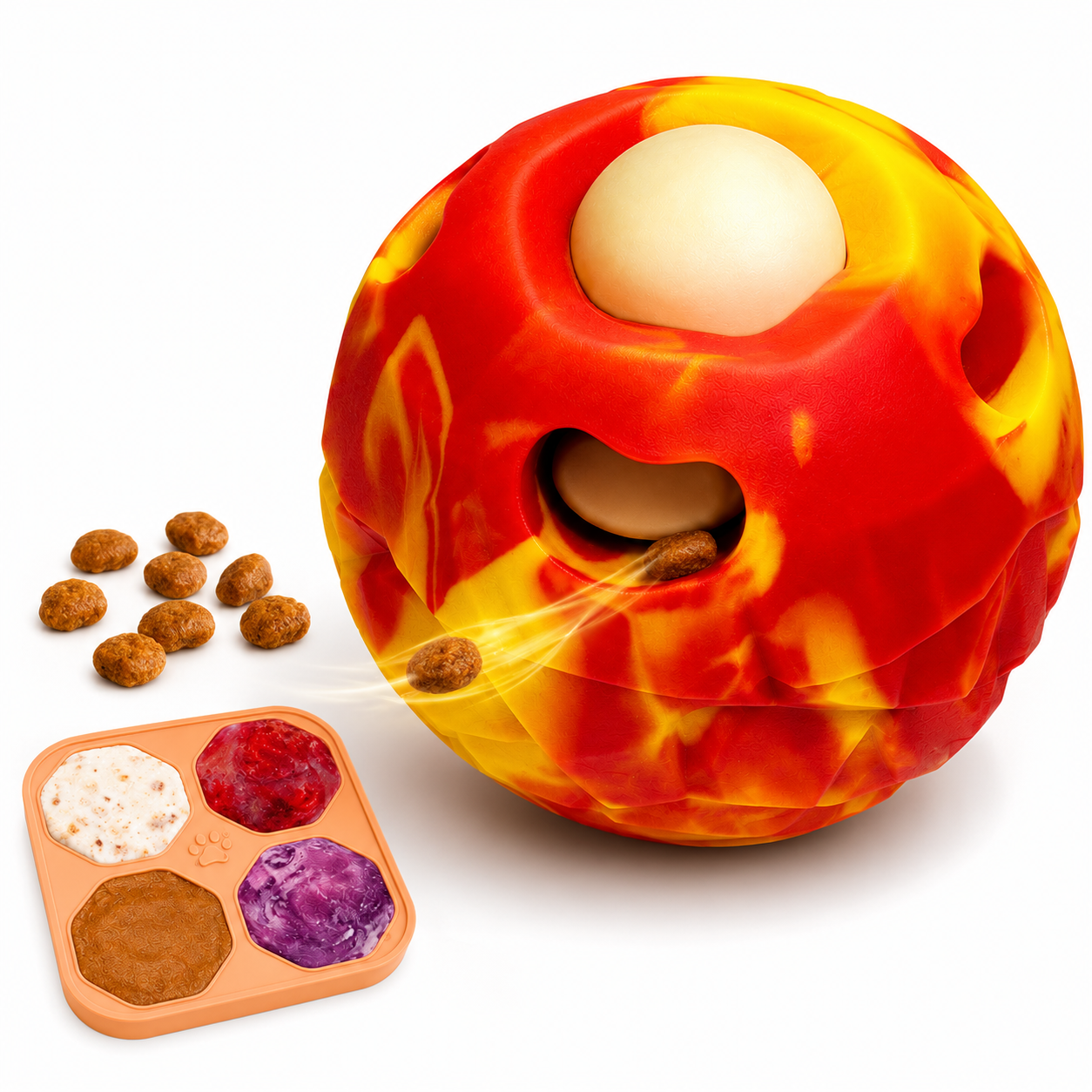 Dog Treat Ball w/ Freezer Tray - Gallery 5