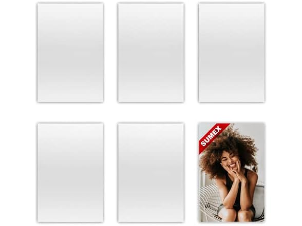 SUMEX 6 Pcs Sublimation Blanks Aluminum