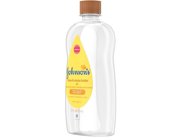 Johnsons Baby Oil Shea and Cocoa Butter 20 fl oz