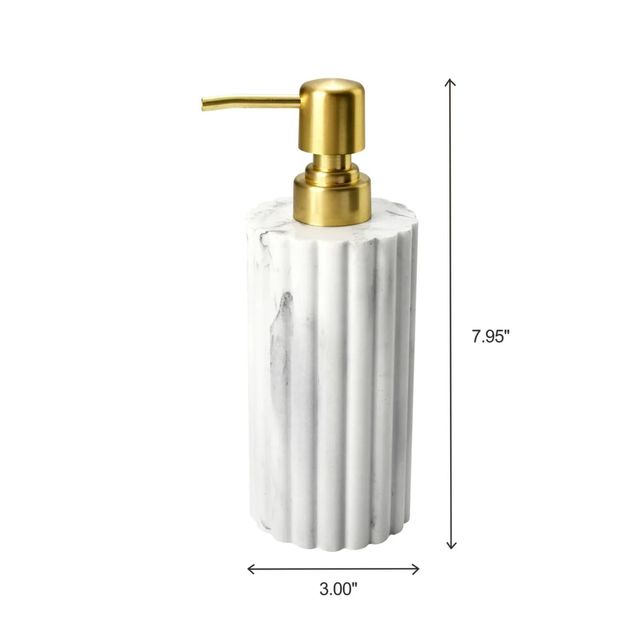 J&V Textiles 8Pc Bathroom Accessories Set WHITE - Gallery 14