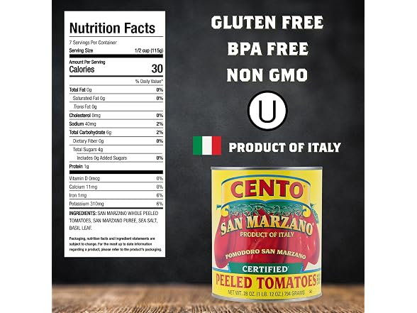 Cento | Certified San Marzano 28 Oz
