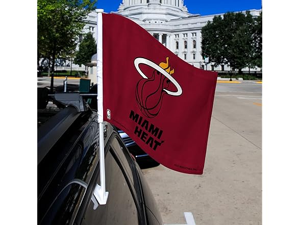Heat Standard Car Flag 16x19