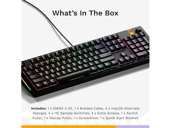 Glorious Gaming GMMK 3 HE Rapid Trigger Keyboard