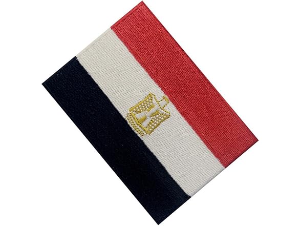 EmbTao Egypt Flag Embroidered Patch