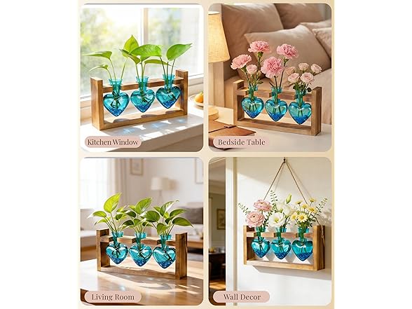 3 Bulb Glass Plant Propagation Station