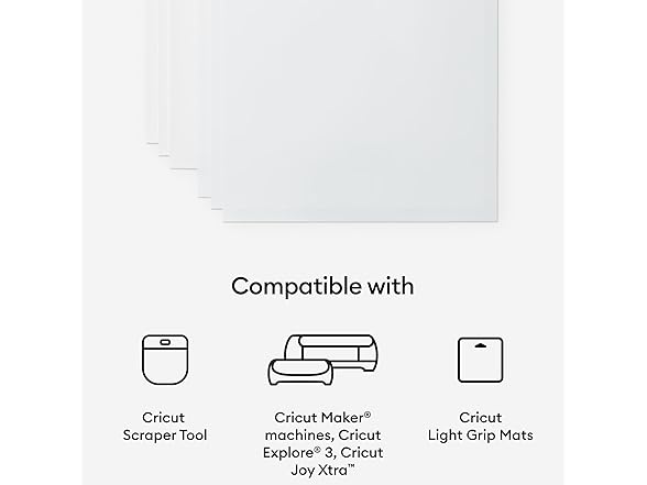 Cricut Printable Waterproof Sticker Set, 6 Sheets