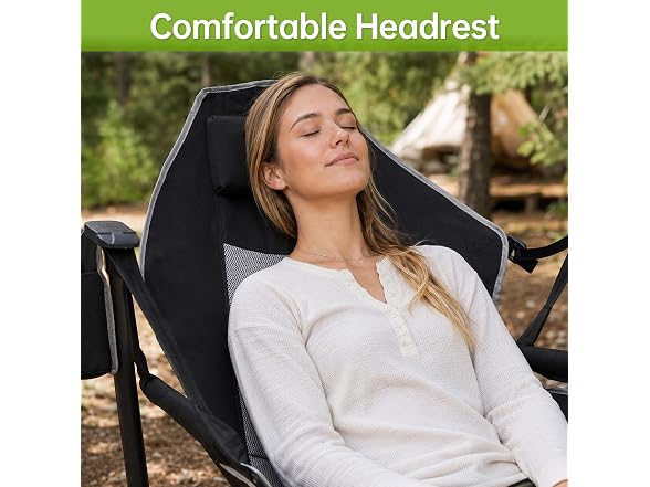 Aohanoi Grey/Black Hammock Camping Chair