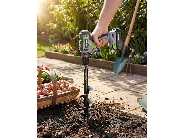 WORKPRO 2PC Drill Bit Set for Planting