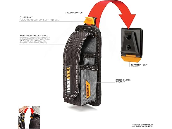 ToughBuilt TB-CT-34-B Meter/Tester Pouch