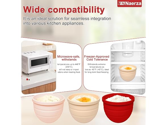 5 Qt Silicone Bowl Insert for Kitchen Aid 