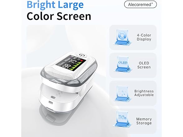 4 Color TFT Display Oxygen Monitor