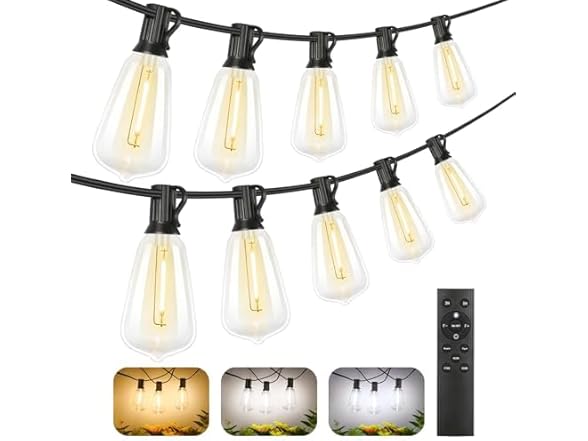 Brightever 3 Colors in 1 String Lights