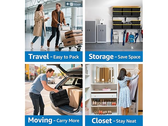 VISVEIL 6 Pack Heavy Duty Moving Bags