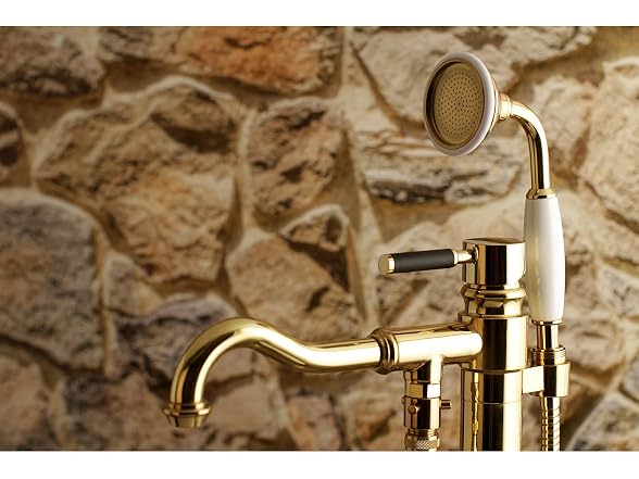 Kingston KS7132DKL Freestanding Tub Faucet
