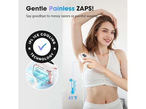 Oreeth IPL Hair Removal Device Full Body White
