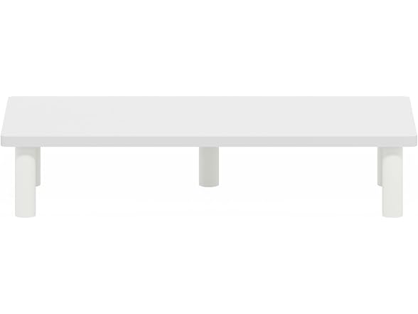 Furinno Monitor Stand Riser, White