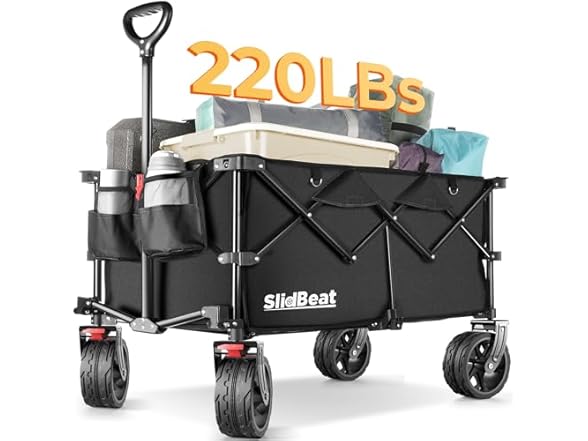 SLIDBEAT Collapsible Wagon