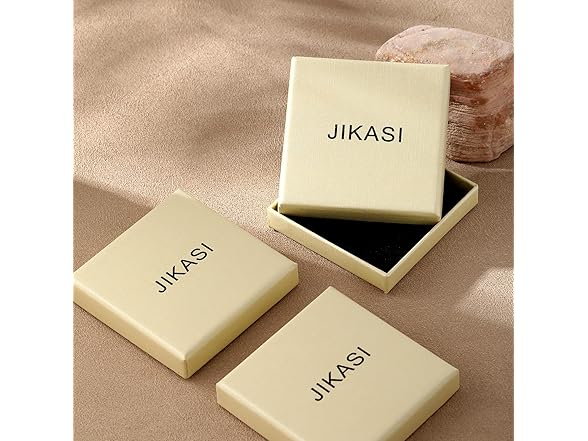 JIKASI Heart Initial Necklaces 