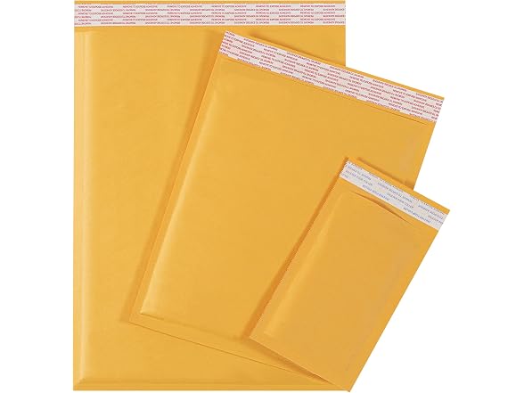 Aviditi Kraft Bubble Mailers #000 4"x8" 25pk