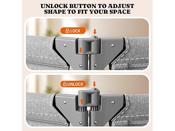 Pawtners Foldable 6 Panel Baby Gate