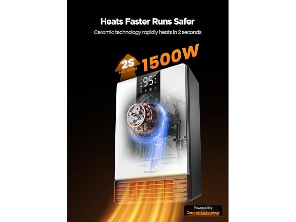 Givebest 1500W Wall Heater