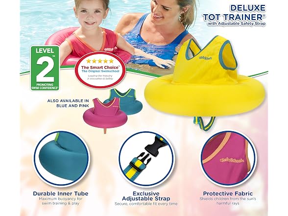 SwimSchool Deluxe Toddler Swim Trainer Vest