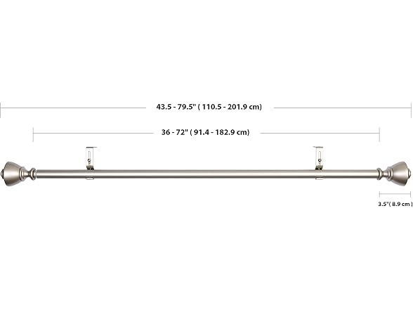 Amazon Basics Curtain Rods