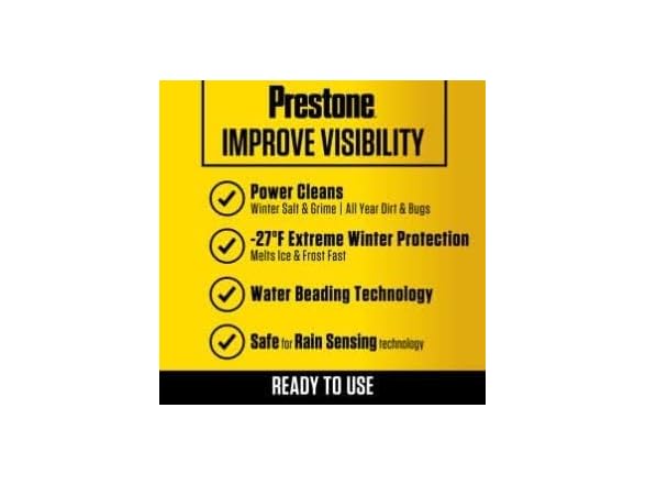 Prestone 3-in-1 Year Round Windshield Washer Fluid