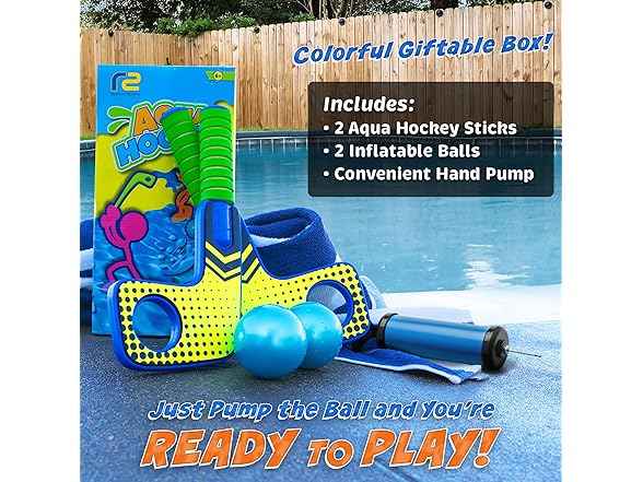 Aqua Hockey Fun Mini Hockey Sticks Game