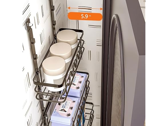 Takywep Over the Door Storage Rack, 3 Layers 