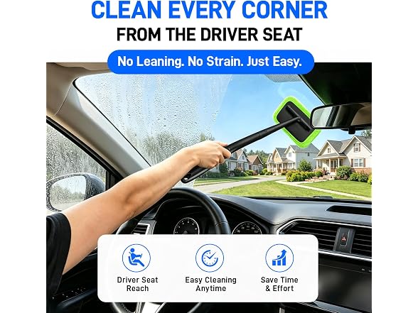 X XINDELL XINDELL Windshield Cleaning Tool,