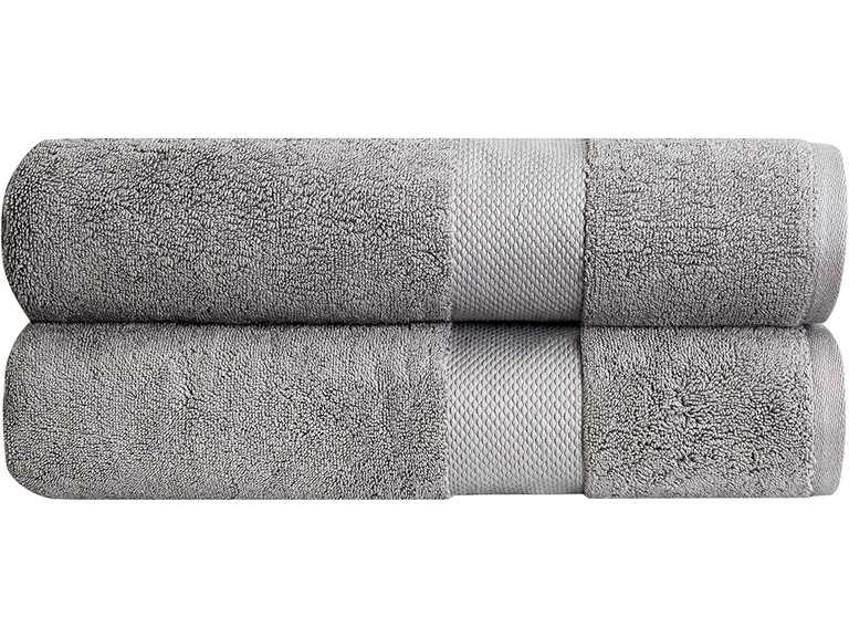 Bumble Combed Cotton Thick Bath Towels- 2PK