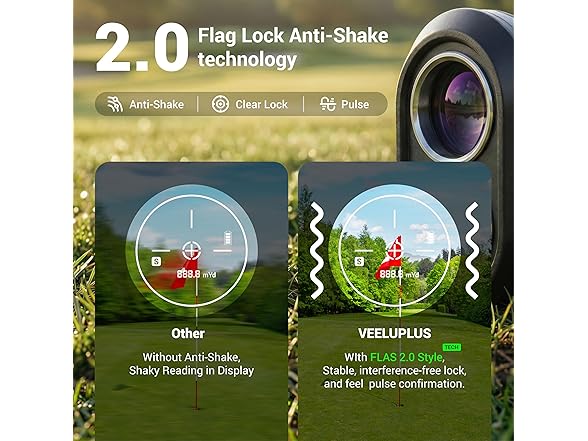 White/Black 660 Yards Golf Range Finder