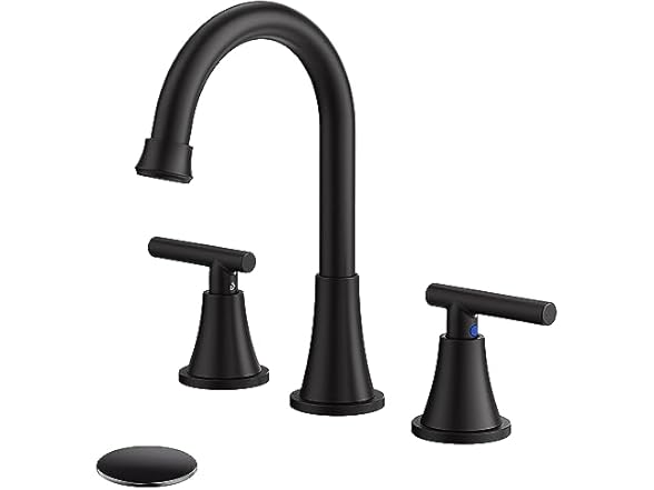 8 Inch 2 Handle Faucet With Pop Up Drain