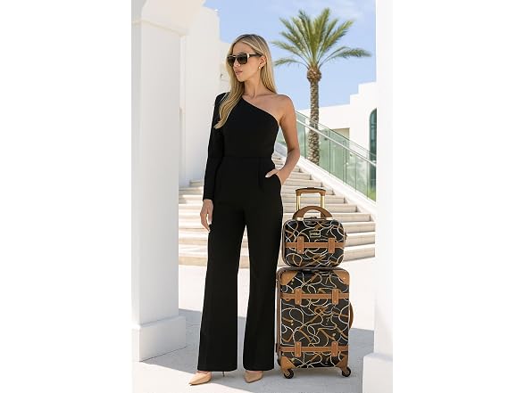 World Traveler Chariot 2-Piece Vintage Hardside Luggage Set