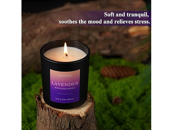 MORMEA Scented Candles, Lavender