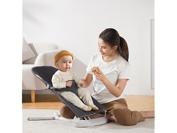 Baby Bouncer, Folding Bouncer Seat for 3-Point