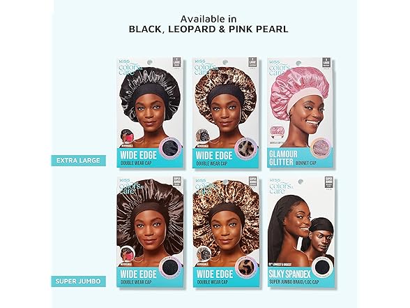 KISS Colors & Care Silky Satin Wide Edge Double Wear Cap