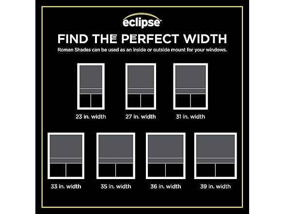 Eclipse Lane Cordless Roman Shades