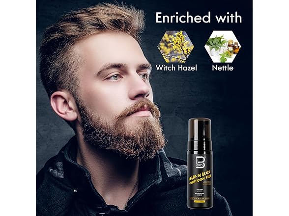 3PK Level 3 Leave-In Beard Conditioning Foam, 5 oz