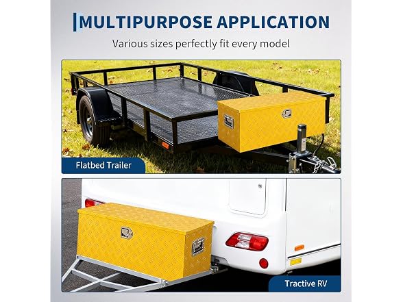Aluminum Truck Bed Tool Box 30''