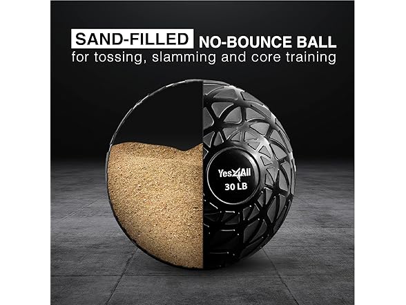 Yes4All Slam Balls, 30lb Medicine Ball