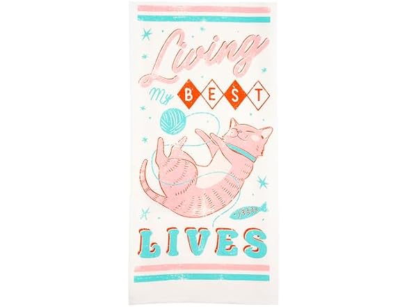 Karma Retro Diner Tea Towel
