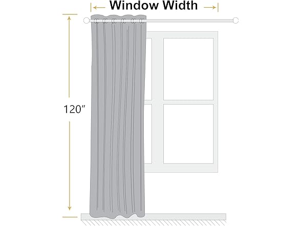 100% Blackout Greyish Beige Curtains