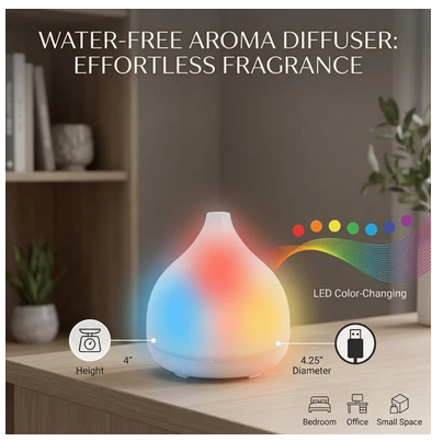 LED Color-Changing Water-Free Aroma Diffuser - Gallery 4