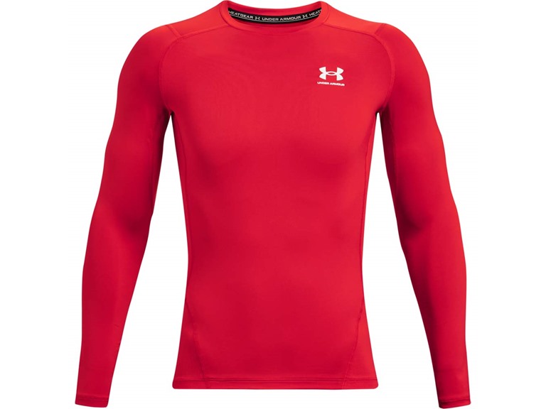 Under Armour  Medium  UA Men's HeatGear Long Sleeve  Red / White