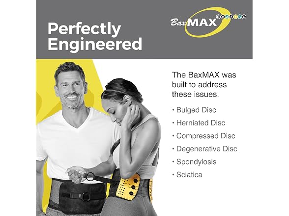 BaxMAX Adjustable Back Brace Small