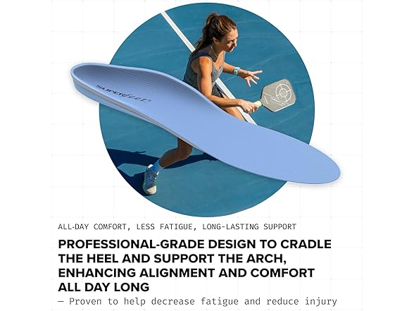 All-Purpose Support Medium Arch Insoles (M2.5-5 / W4.5-6)